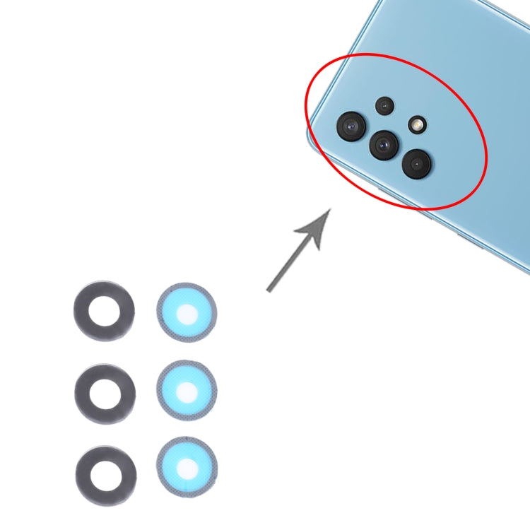 適用於 三星 Galaxy A32 SM-A325 攝像頭鏡片 10套一賣
