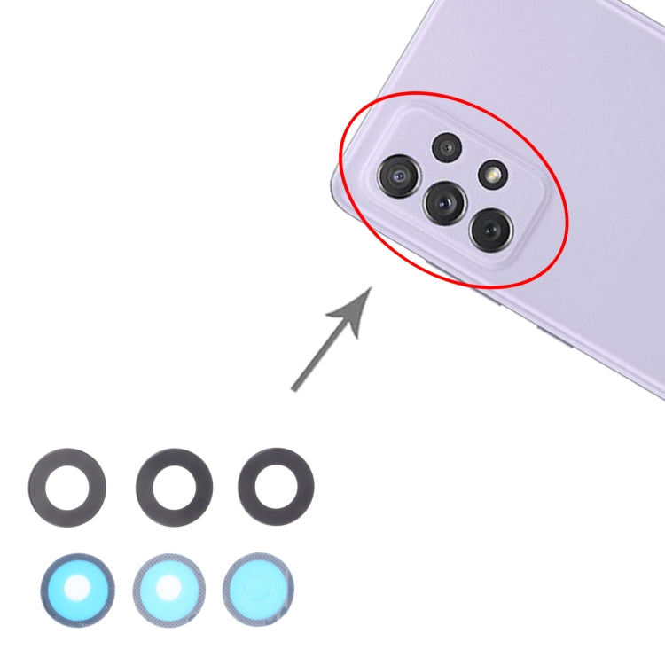 適用於 三星 Galaxy A72 SM-A725 攝像頭鏡片 10套一賣