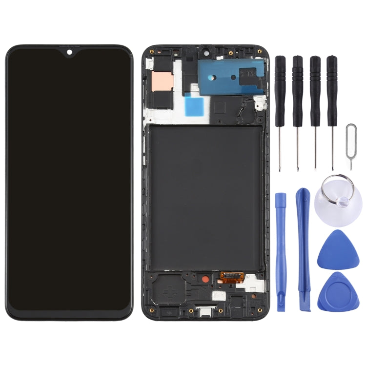 適用於 三星 Galaxy A30s 原裝液晶觸摸總成 帶框 Super AMOLED材質