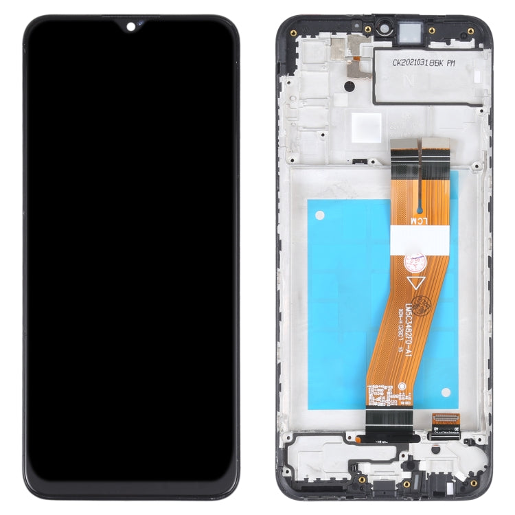 適用於 三星 Galaxy M02s 液晶觸摸總成帶框 TFT材質