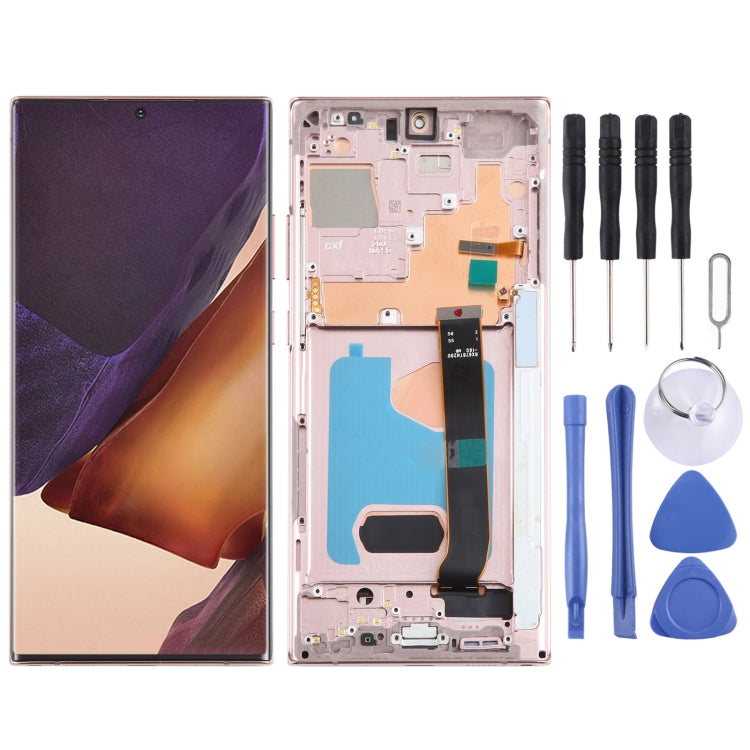 適用於 三星 Galaxy Note20 Ultra 4G 原裝 Super AMOLED液晶觸摸總成帶框