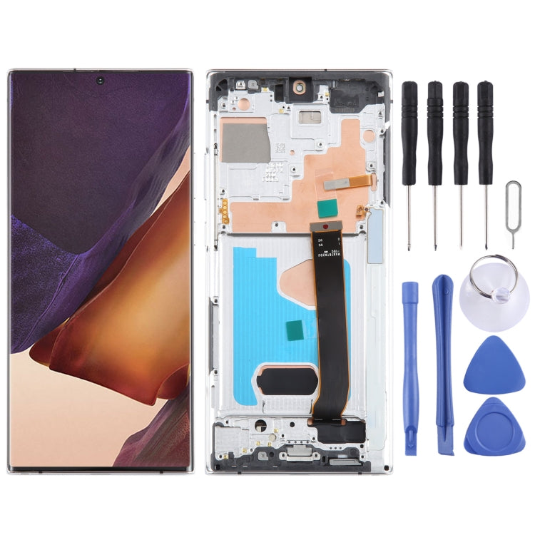 適用於 三星 Galaxy Note20 Ultra 4G 原裝 Super AMOLED液晶觸摸總成帶框