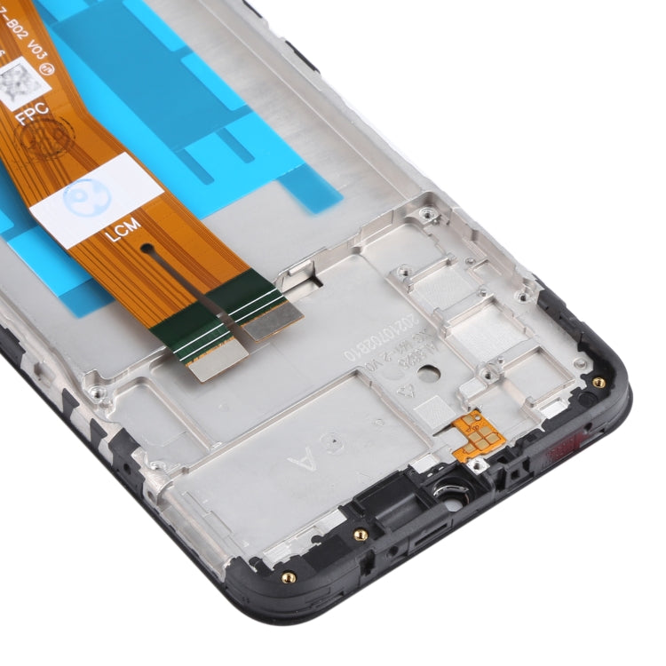 原裝液晶觸摸總成帶框 適用於三星 Galaxy A03s SM-A037