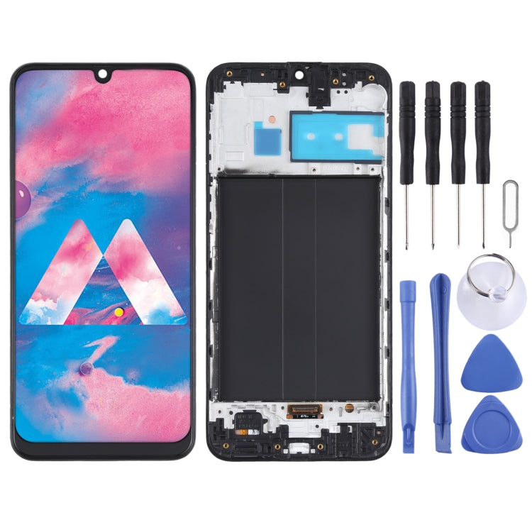 適用於三星 Galaxy M30 SM-M305 原裝Super AMOLED液晶觸摸總成帶框