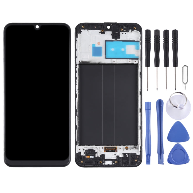適用於三星 Galaxy M30 SM-M305 原裝Super AMOLED液晶觸摸總成帶框