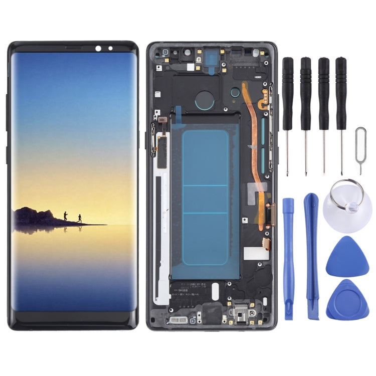 適用於 三星 Galaxy Note 8 SM-N950 液晶觸摸總成帶框 OLED材質