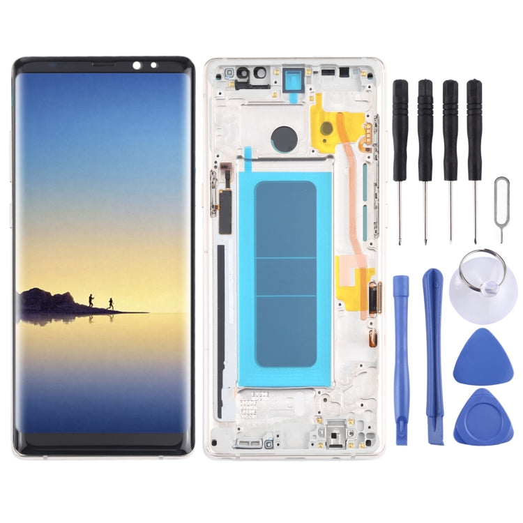 適用於 三星 Galaxy Note 8 SM-N950 液晶觸摸總成帶框 OLED材質