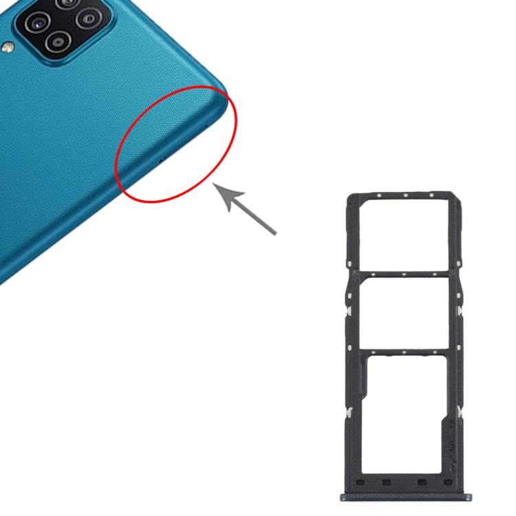 適用於 三星 Galaxy M12 SM-M127 SIM卡+SIM + Micro SD卡 卡托