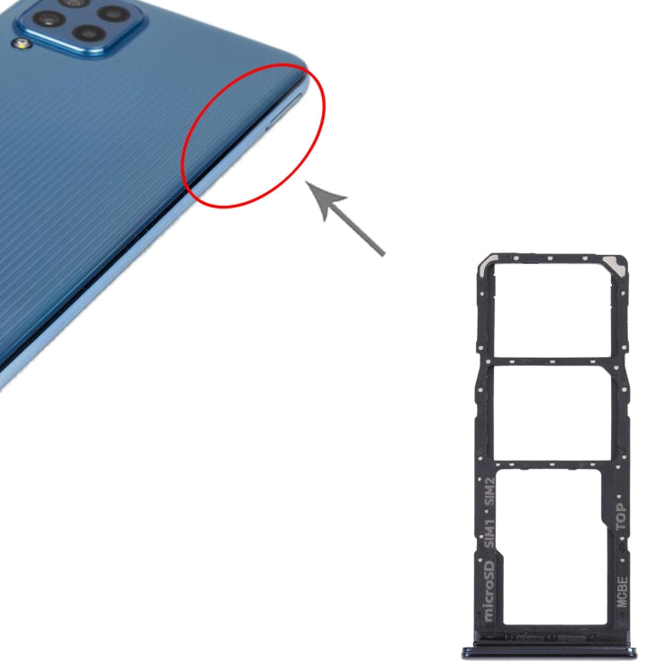 適用於 三星 Galaxy M32 5G SM-M326B SIM卡+SIM卡+Micro SD卡 原裝卡托
