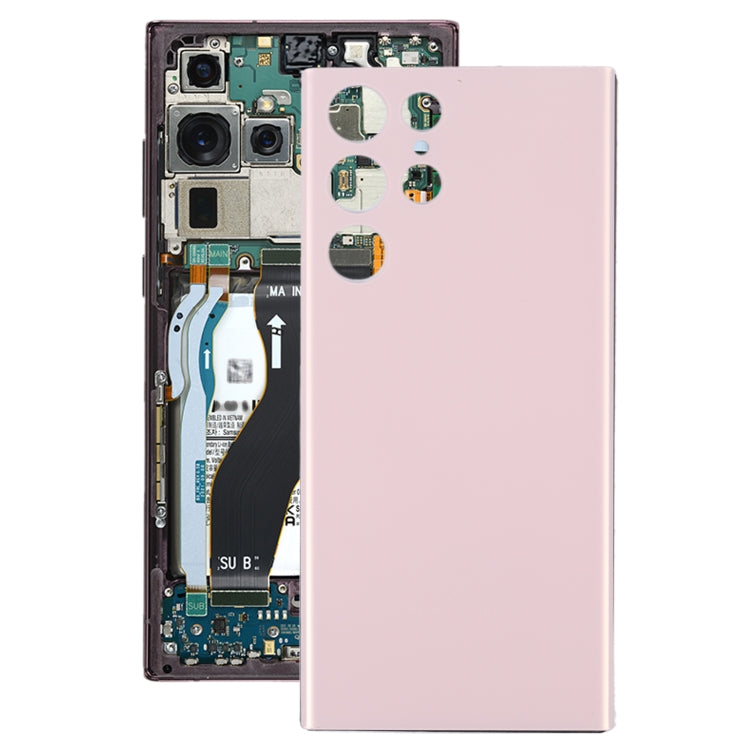 適用於三星 Galaxy S22 Ultra 電池后蓋, For Samsung Galaxy S22 Ultra(Dark Red), For Samsung Galaxy S22 Ultra