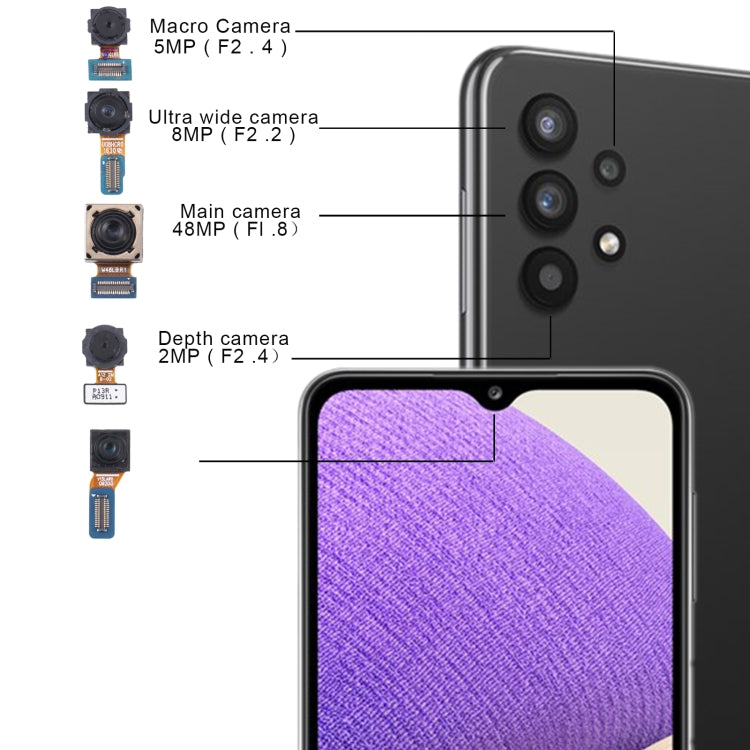 適用於 三星 Galaxy A32 5G SM-A326B 原裝攝像頭套裝