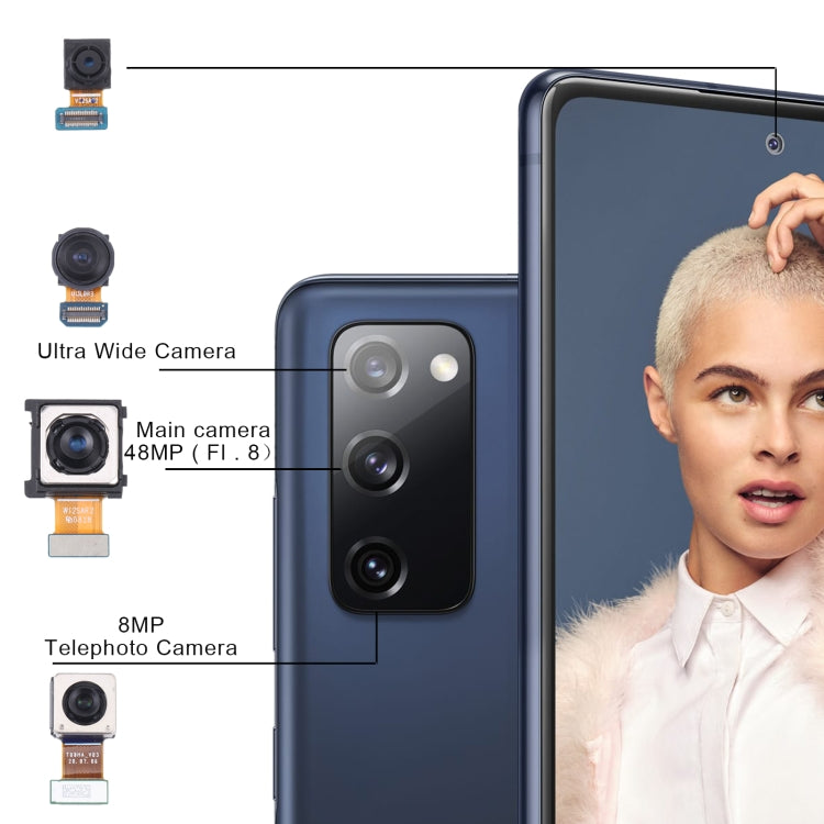 適用於 三星 Galaxy S20 FE 5G SM-G781 原裝攝像頭套裝