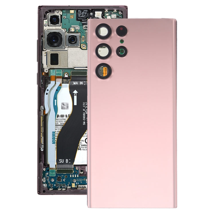 適用於 三星 Galaxy S22 Ultra 5G SM-S908B 電池后蓋帶相圈