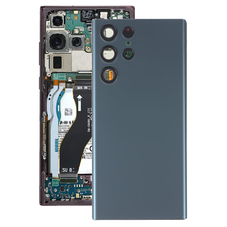 適用於 三星 Galaxy S22 Ultra 5G SM-S908B 電池后蓋帶相圈