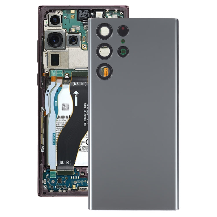 適用於 三星 Galaxy S22 Ultra 5G SM-S908B 電池后蓋帶相圈