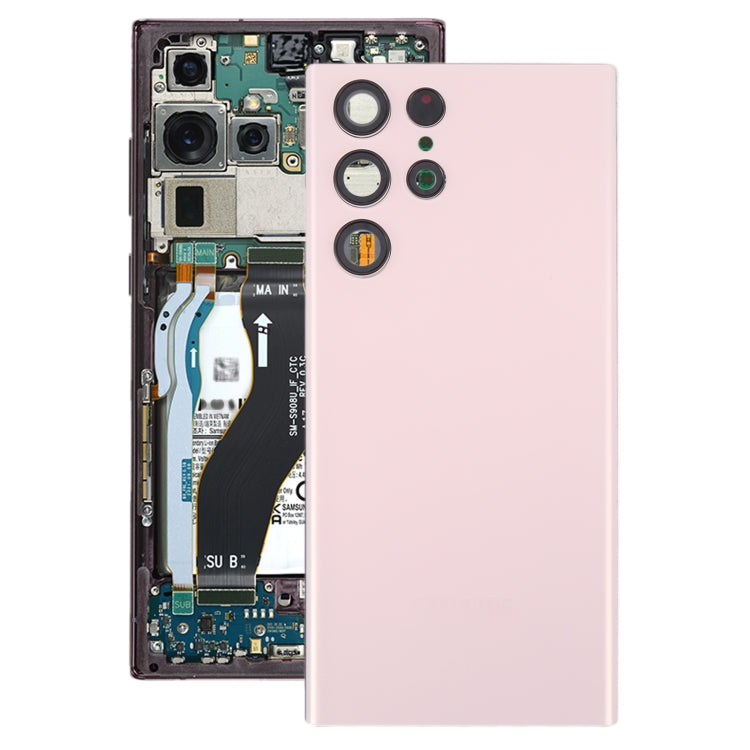 適用於 三星 Galaxy S22 Ultra 5G SM-S908B 電池后蓋帶相圈