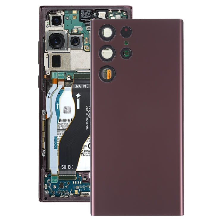 適用於 三星 Galaxy S22 Ultra 5G SM-S908B 電池后蓋帶相圈