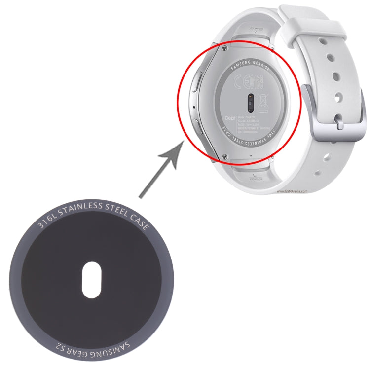 后玻璃片  適用於三星 Gear S2 SM-R720