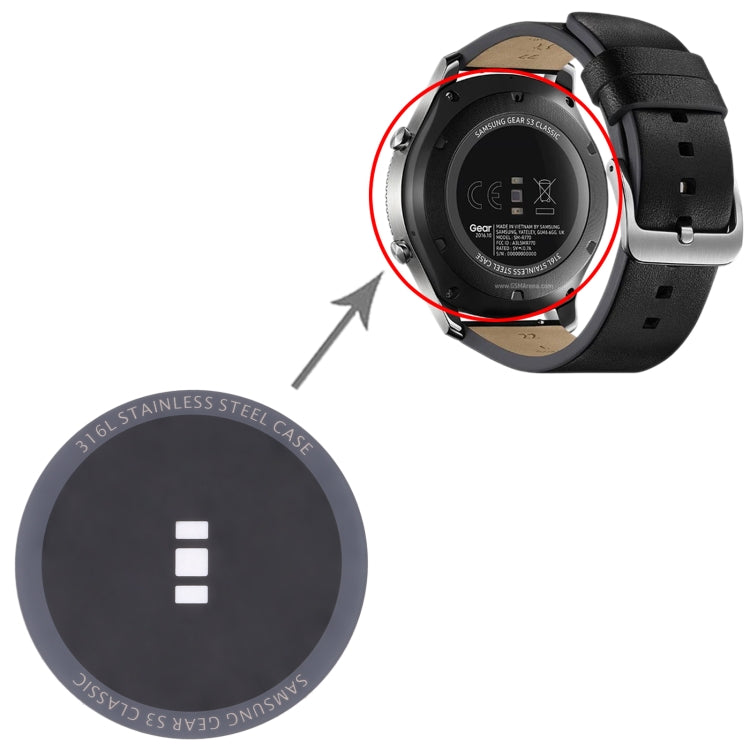 后玻璃片  適用於三星 Gear S3 Classic SM-R770