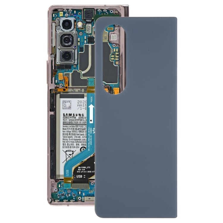 適用於三星 Galaxy Z Fold4 SM-F936B 原裝電池后蓋帶相圈  , For Samsung Galaxy Z Fold4