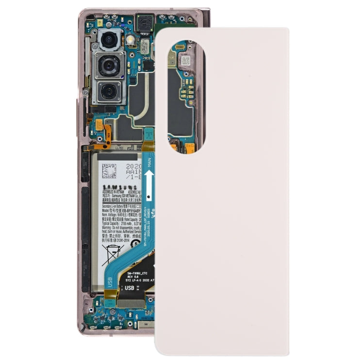 適用於三星 Galaxy Z Fold4 SM-F936B 原裝電池后蓋帶相圈  , For Samsung Galaxy Z Fold4