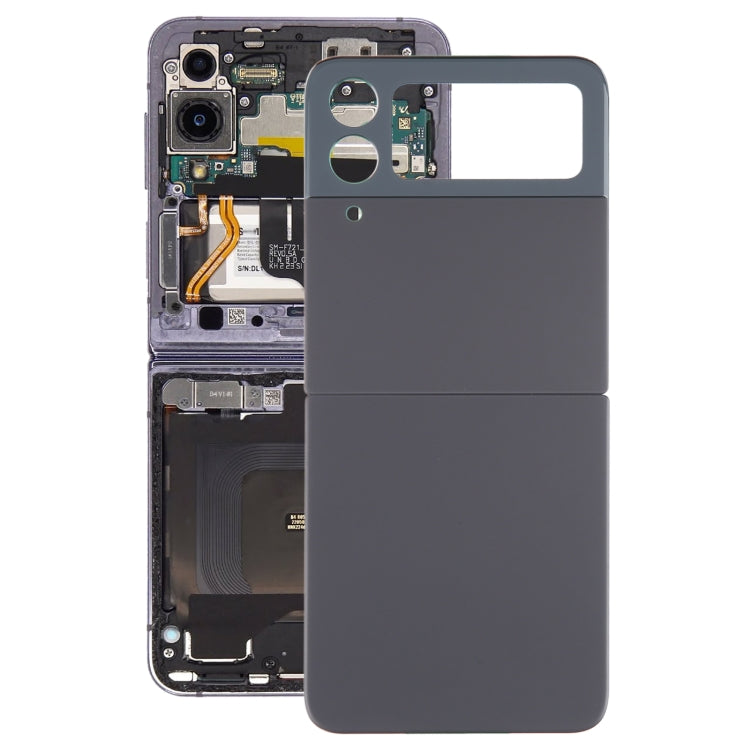 適用於三星 Galaxy Z Flip4 SM-F721B 原裝電池后蓋帶相圈  , For Samsung Galaxy Z Flip4