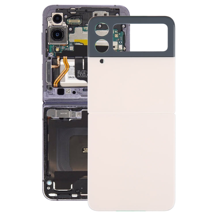 適用於三星 Galaxy Z Flip4 SM-F721B 原裝電池后蓋帶相圈  , For Samsung Galaxy Z Flip4
