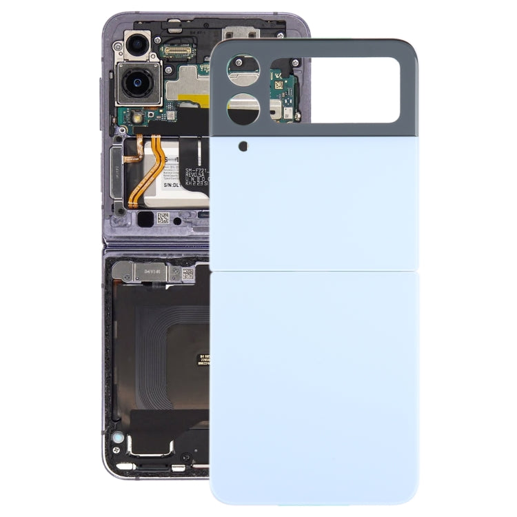 適用於三星 Galaxy Z Flip4 SM-F721B 原裝電池后蓋帶相圈  , For Samsung Galaxy Z Flip4