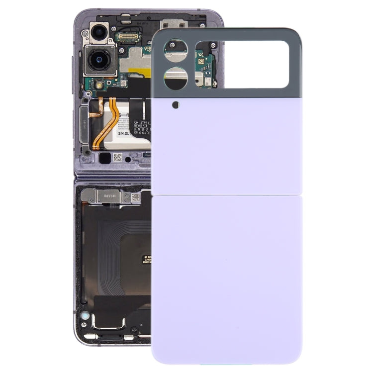 適用於三星 Galaxy Z Flip4 SM-F721B 原裝電池后蓋帶相圈  , For Samsung Galaxy Z Flip4