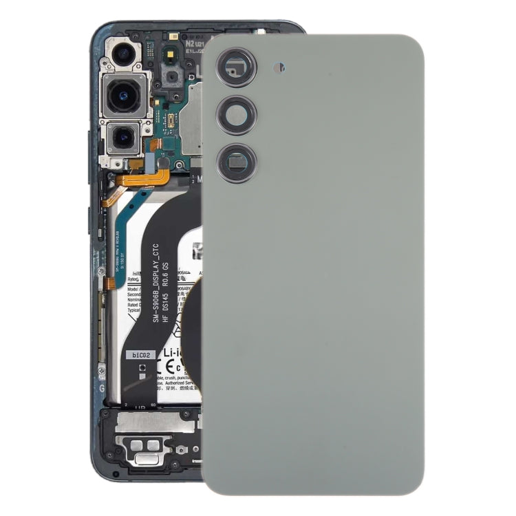 適用於三星 Galaxy S23+ SM-S916B OEM 電池玻璃后蓋帶相圈