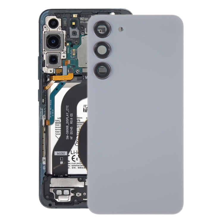 適用於三星 Galaxy S23+ SM-S916B OEM 電池玻璃后蓋帶相圈