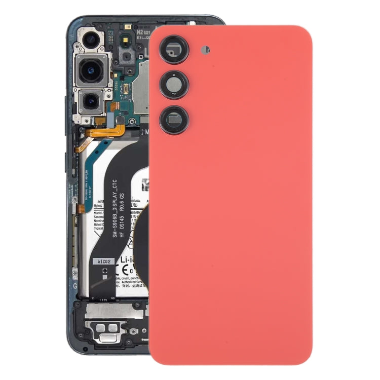 適用於三星 Galaxy S23+ SM-S916B OEM 電池玻璃后蓋帶相圈
