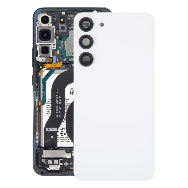適用於三星 Galaxy S23+ SM-S916B OEM 電池玻璃后蓋帶相圈