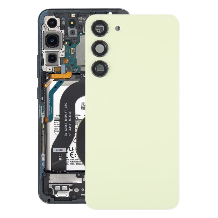 適用於三星 Galaxy S23+ SM-S916B OEM 電池玻璃后蓋帶相圈