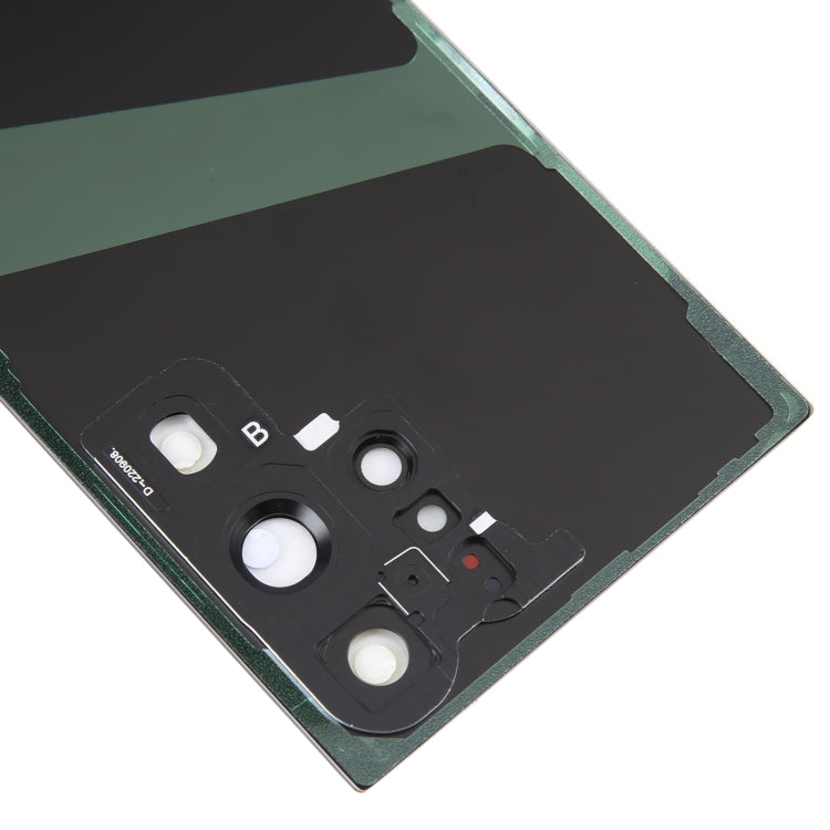 適用於三星 Galaxy S23 Ultra SM-S918 電池玻璃后蓋帶相圈 , For Samsung Galaxy S23 Ultra(with Camera Cover)