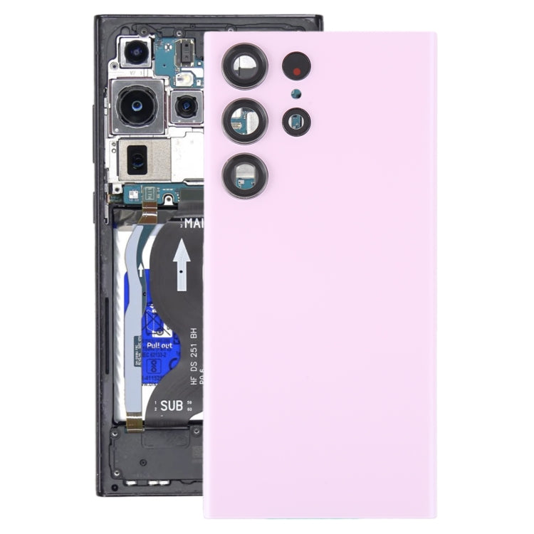適用於三星 Galaxy S23 Ultra SM-S918 電池玻璃后蓋帶相圈