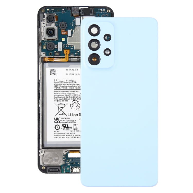 適用於三星 Galaxy A53 5G SM-A536B 原裝電池后蓋帶相圈