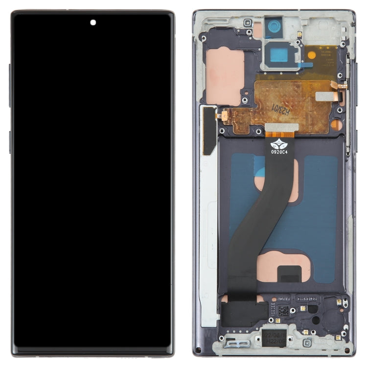 適用於 三星 Galaxy Note10 液晶觸摸總成帶框和手寫功能 TFT 材質，不支持指紋識別