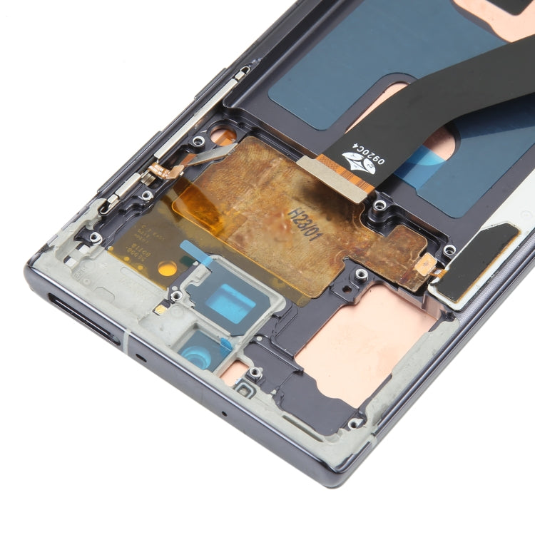 適用於 三星 Galaxy Note10 液晶觸摸總成帶框和手寫功能 TFT 材質，不支持指紋識別