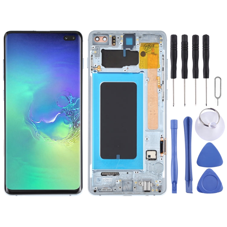 適用於三星 Galaxy S10+ 原裝 Super AMOLED液晶觸摸總成帶框