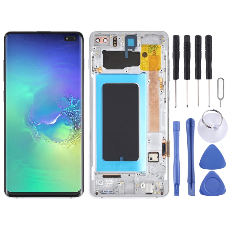 適用於三星 Galaxy S10+ 原裝 Super AMOLED液晶觸摸總成帶框