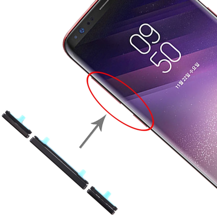 10套一賣 適用於 三星 Galaxy S8 / Galaxy S8+ 開機音量鍵/側鍵