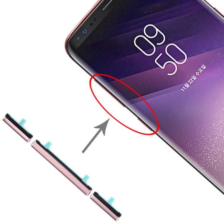 10套一賣 適用於 三星 Galaxy S8 / Galaxy S8+ 開機音量鍵/側鍵