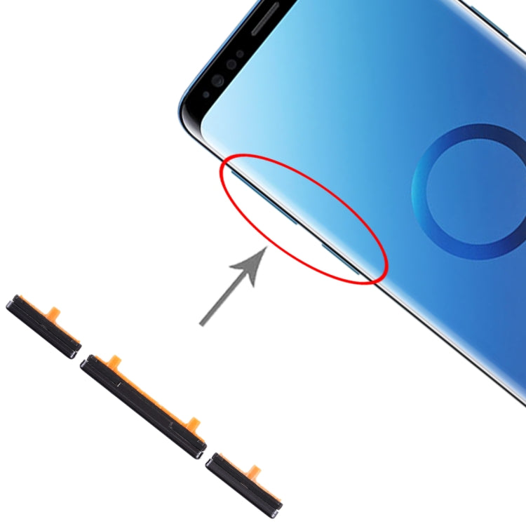 10套一賣 適用於 三星 Galaxy S9 / Galaxy S9+ 開機音量鍵/側鍵