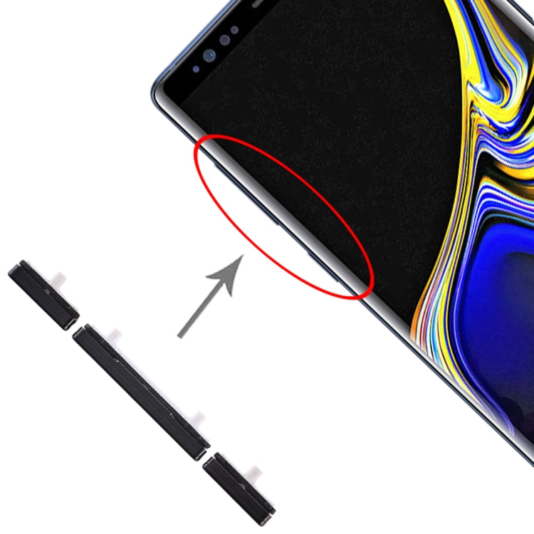 10套一賣 適用於 三星 Galaxy Note 9 開機音量鍵/側鍵