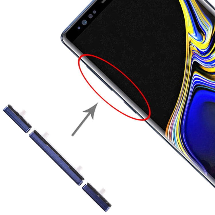 10套一賣 適用於 三星 Galaxy Note 9 開機音量鍵/側鍵