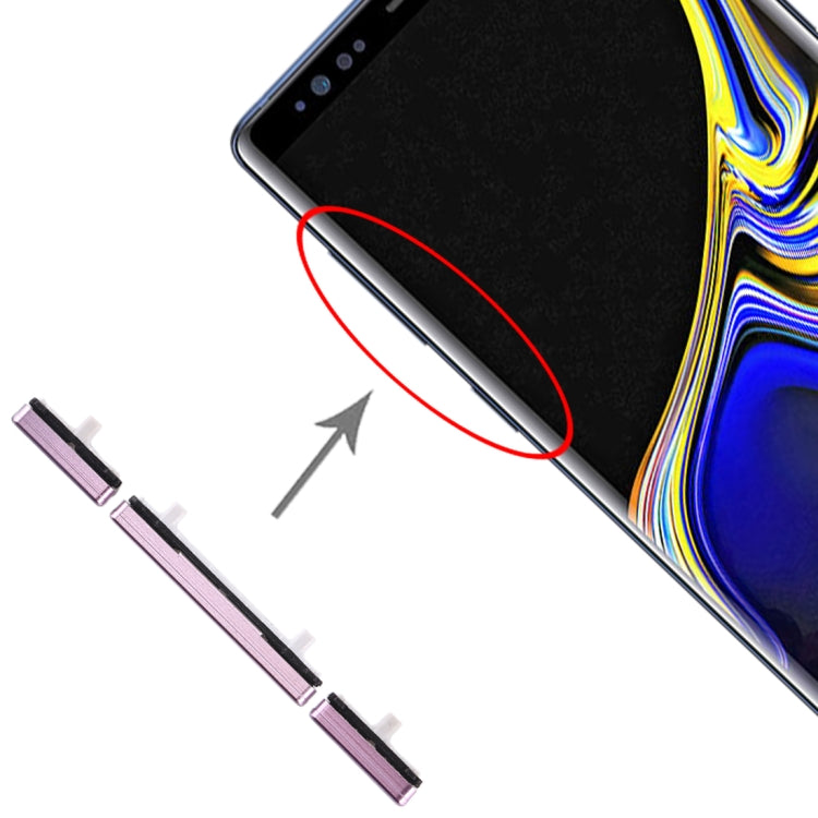 10套一賣 適用於 三星 Galaxy Note 9 開機音量鍵/側鍵