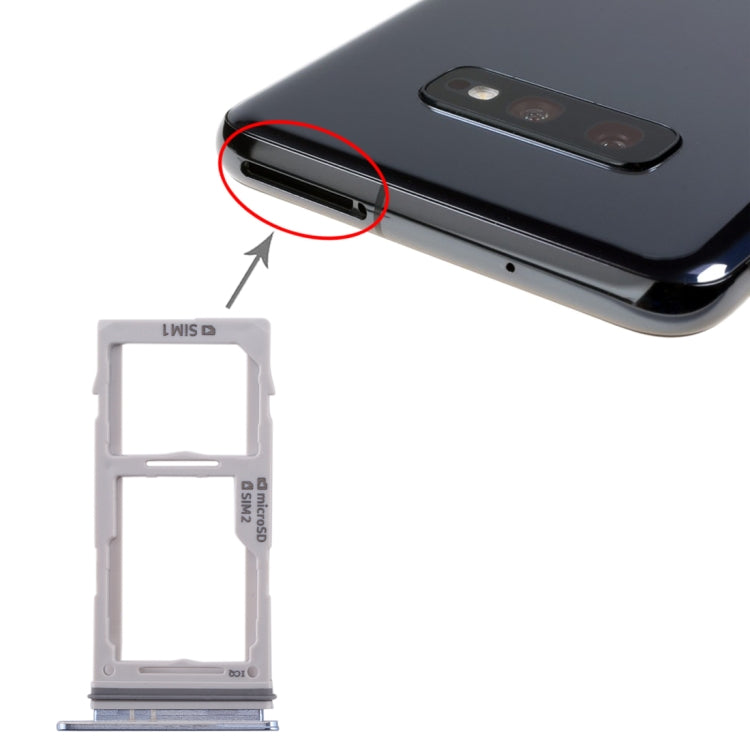 適用於 三星 Galaxy S10+ / S10 / S10e SIM卡+SIM卡/Micro SD卡 雙卡 卡托