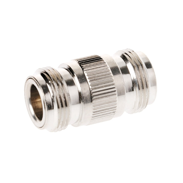 N頭母轉母轉接頭 雙插孔射頻耦合器WiFi同軸天線適配器連接器