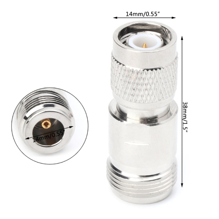 TNC公對N型母公轉接頭同軸適配器 用於路由器WiFi連接器